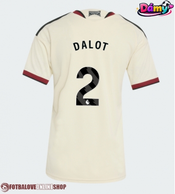 Manchester United Diogo Dalot #2 Alternativní Dres pro Dámy 2026-27 Krátkým Rukávem