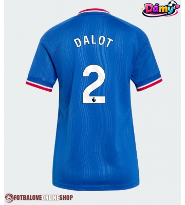 Manchester United Diogo Dalot #2 Venkovní Dres pro Dámy 2026-27 Krátkým Rukávem