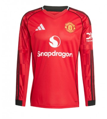 Manchester United Domácí Dres 2025-26 Dlouhým Rukávem