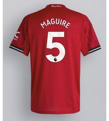 Manchester United Harry Maguire #5 Domácí Dres 2025-26 Krátkým Rukávem