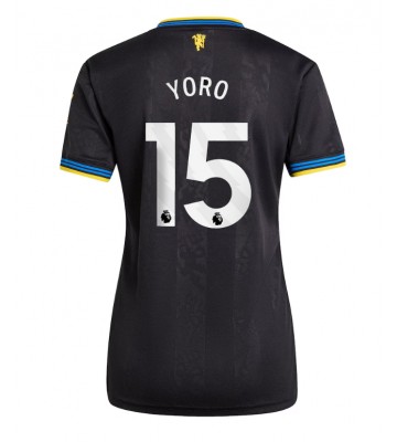Manchester United Leny Yoro #15 Alternativní Dres pro Dámy 2025-26 Krátkým Rukávem