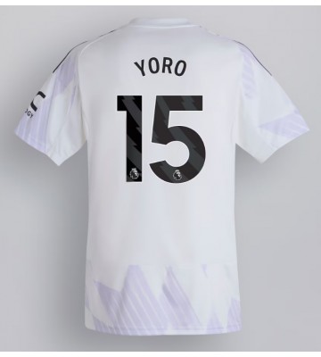 Manchester United Leny Yoro #15 Venkovní Dres 2025-26 Krátkým Rukávem