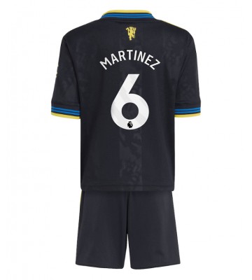Manchester United Lisandro Martinez #6 Alternativní dres komplet pro Děti 2025-26 Krátkým Rukávem (+ Krátké kalhoty)
