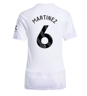 Manchester United Lisandro Martinez #6 Venkovní Dres pro Dámy 2025-26 Krátkým Rukávem