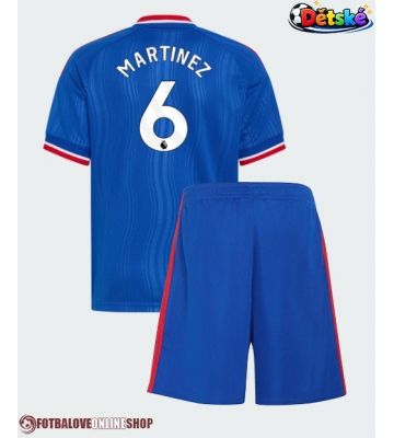 Manchester United Lisandro Martinez #6 Venkovní dres komplet pro Děti 2026-27 Krátkým Rukávem (+ Krátké kalhoty)