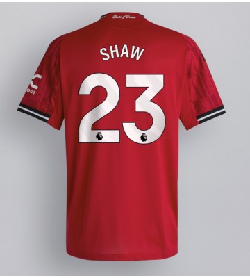 Manchester United Luke Shaw #23 Domácí Dres 2025-26 Krátkým Rukávem