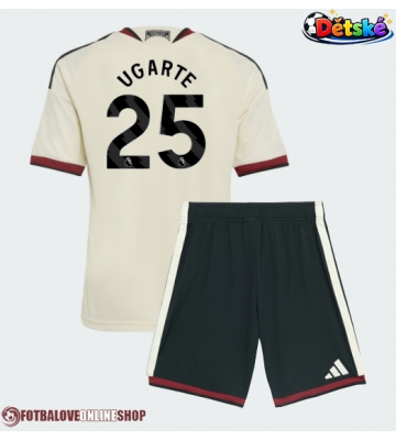 Manchester United Manuel Ugarte #25 Alternativní dres komplet pro Děti 2026-27 Krátkým Rukávem (+ Krátké kalhoty)