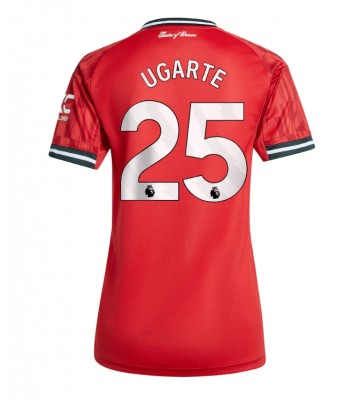Manchester United Manuel Ugarte #25 Domácí Dres pro Dámy 2025-26 Krátkým Rukávem