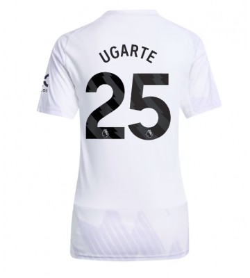 Manchester United Manuel Ugarte #25 Venkovní Dres pro Dámy 2025-26 Krátkým Rukávem