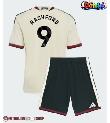 Manchester United Marcus Rashford #9 Alternativní dres komplet pro Děti 2026-27 Krátkým Rukávem (+ Krátké kalhoty)