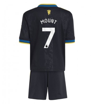 Manchester United Mason Mount #7 Alternativní dres komplet pro Děti 2025-26 Krátkým Rukávem (+ Krátké kalhoty)