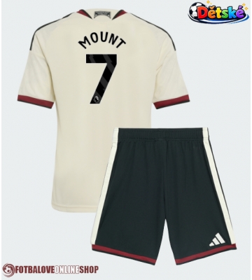 Manchester United Mason Mount #7 Alternativní dres komplet pro Děti 2026-27 Krátkým Rukávem (+ Krátké kalhoty)