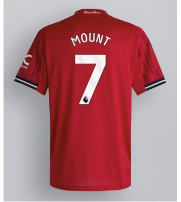 Manchester United Mason Mount #7 Domácí Dres 2025-26 Krátkým Rukávem
