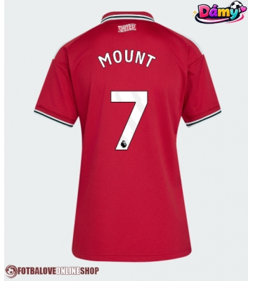 Manchester United Mason Mount #7 Domácí Dres pro Dámy 2026-27 Krátkým Rukávem