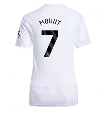 Manchester United Mason Mount #7 Venkovní Dres pro Dámy 2025-26 Krátkým Rukávem
