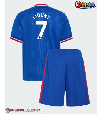 Manchester United Mason Mount #7 Venkovní dres komplet pro Děti 2026-27 Krátkým Rukávem (+ Krátké kalhoty)