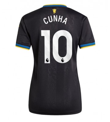 Manchester United Matheus Cunha #10 Alternativní Dres pro Dámy 2025-26 Krátkým Rukávem