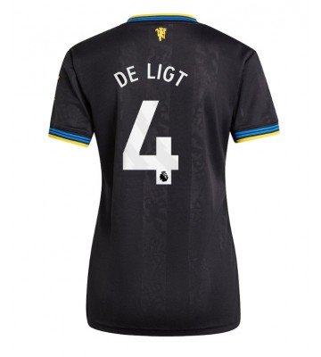 Manchester United Matthijs de Ligt #4 Alternativní Dres pro Dámy 2025-26 Krátkým Rukávem
