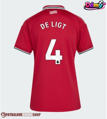 Manchester United Matthijs de Ligt #4 Domácí Dres pro Dámy 2026-27 Krátkým Rukávem