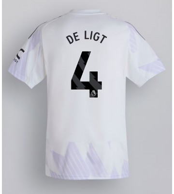 Manchester United Matthijs de Ligt #4 Venkovní Dres 2025-26 Krátkým Rukávem