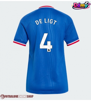 Manchester United Matthijs de Ligt #4 Venkovní Dres pro Dámy 2026-27 Krátkým Rukávem