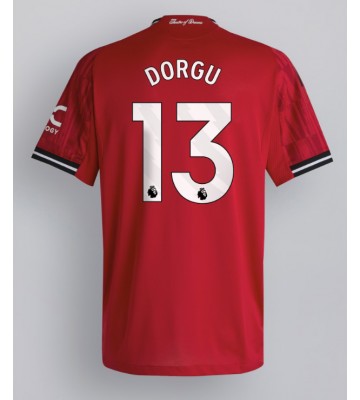 Manchester United Patrick Dorgu #13 Domácí Dres 2025-26 Krátkým Rukávem