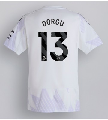 Manchester United Patrick Dorgu #13 Venkovní Dres 2025-26 Krátkým Rukávem