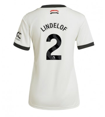 Manchester United Victor Lindelof #2 Alternativní Dres pro Dámy 2024-25 Krátkým Rukávem