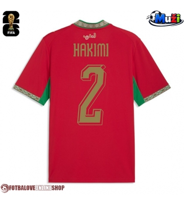 Maroko Achraf Hakimi #2 Domácí Dres MS 2026 Krátkým Rukávem