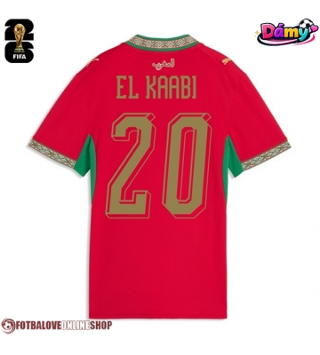 Maroko Ayoub El Kaabi #20 Domácí Dres pro Dámy MS 2026 Krátkým Rukávem