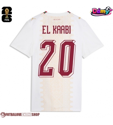 Maroko Ayoub El Kaabi #20 Venkovní Dres pro Dámy MS 2026 Krátkým Rukávem