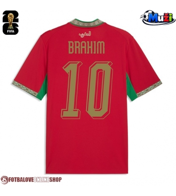 Maroko Brahim Diaz #10 Domácí Dres MS 2026 Krátkým Rukávem
