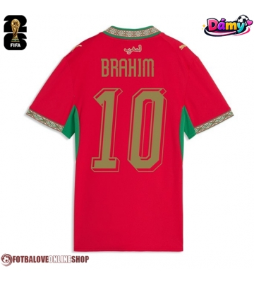 Maroko Brahim Diaz #10 Domácí Dres pro Dámy MS 2026 Krátkým Rukávem