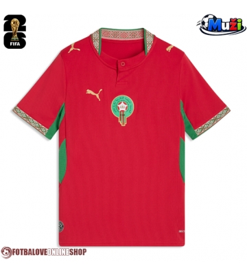 Maroko Domácí Dres MS 2026 Krátkým Rukávem