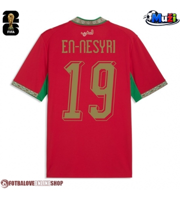 Maroko Youssef En-Nesyri #19 Domácí Dres MS 2026 Krátkým Rukávem