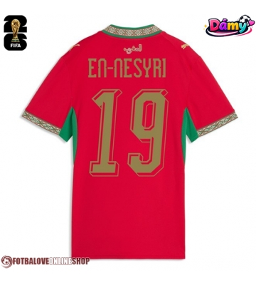 Maroko Youssef En-Nesyri #19 Domácí Dres pro Dámy MS 2026 Krátkým Rukávem