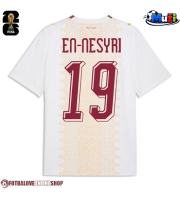 Maroko Youssef En-Nesyri #19 Venkovní Dres MS 2026 Krátkým Rukávem