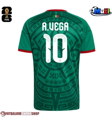 Mexiko Alexis Vega #10 Domácí Dres MS 2026 Krátkým Rukávem