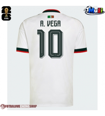 Mexiko Alexis Vega #10 Venkovní Dres MS 2026 Krátkým Rukávem