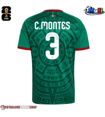 Mexiko Cesar Montes #3 Domácí Dres MS 2026 Krátkým Rukávem