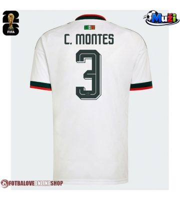 Mexiko Cesar Montes #3 Venkovní Dres MS 2026 Krátkým Rukávem
