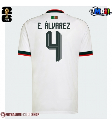 Mexiko Edson Alvarez #4 Venkovní Dres MS 2026 Krátkým Rukávem