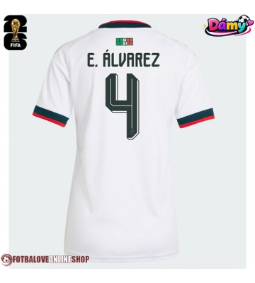 Mexiko Edson Alvarez #4 Venkovní Dres pro Dámy MS 2026 Krátkým Rukávem