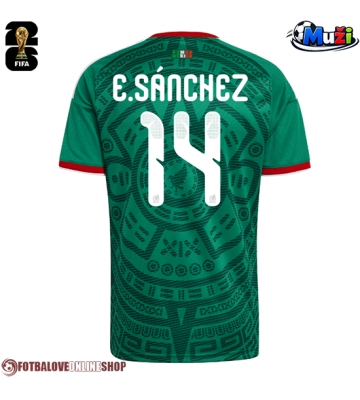 Mexiko Erick Sanchez #14 Domácí Dres MS 2026 Krátkým Rukávem