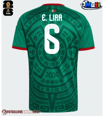 Mexiko Erik Lira #6 Domácí Dres MS 2026 Krátkým Rukávem