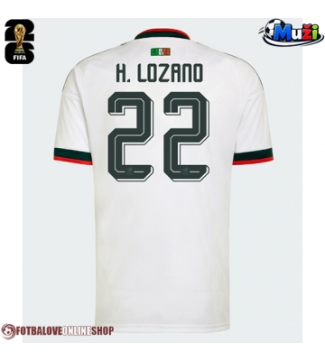 Mexiko Hirving Lozano #22 Venkovní Dres MS 2026 Krátkým Rukávem