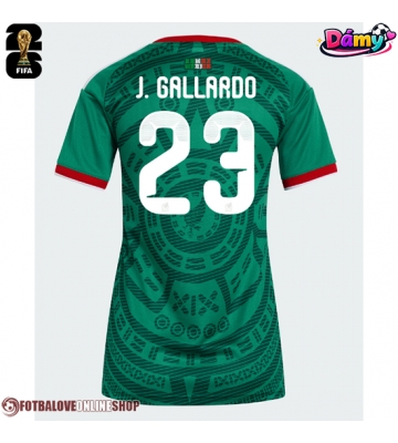 Mexiko Jesus Gallardo #23 Domácí Dres pro Dámy MS 2026 Krátkým Rukávem