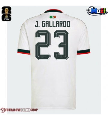 Mexiko Jesus Gallardo #23 Venkovní Dres MS 2026 Krátkým Rukávem