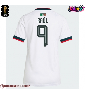 Mexiko Raul Jimenez #9 Venkovní Dres pro Dámy MS 2026 Krátkým Rukávem