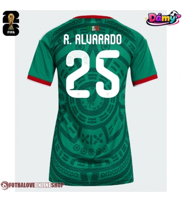 Mexiko Roberto Alvarado #25 Domácí Dres pro Dámy MS 2026 Krátkým Rukávem